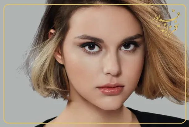 مدل کوتاهی مو برای صورت تپل