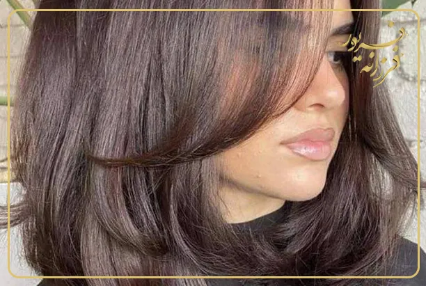 مدل کوتاهی لایه دار برای موهای حالت دار