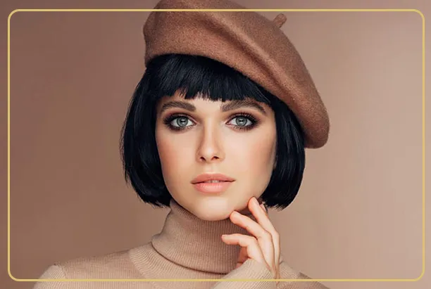 مدل کوتاهی چتری برای موهای حالت دار
