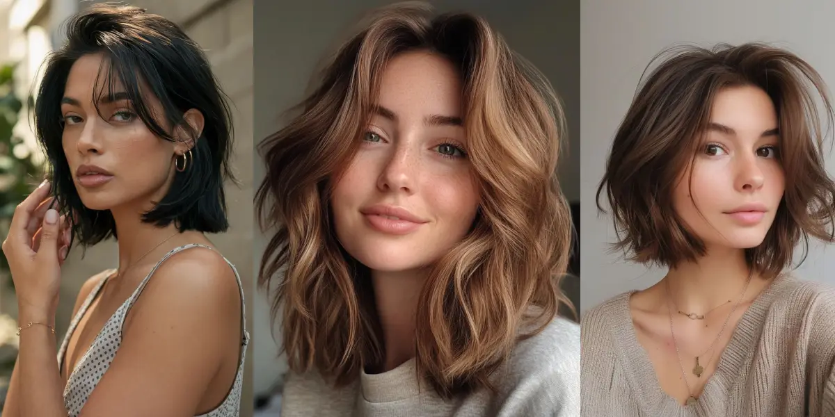 مدل موی کوتاه زنانه برای صورت کشیده