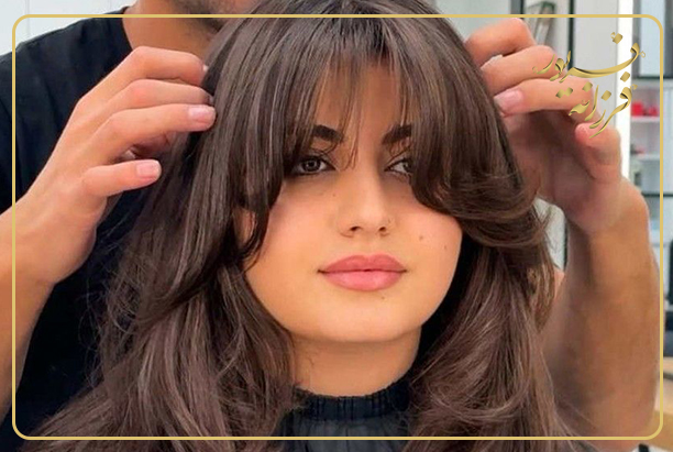 آموزش کوتاهی مو مدل چتری پرده ای در خانه