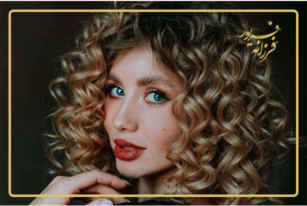 مدل کوتاهی مو زنانه برای موی فر